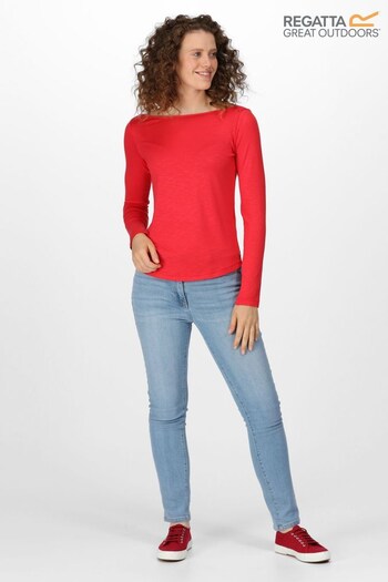 Regatta Red Lakeisha Long Sleeve T-Shirt (A73720) | £24