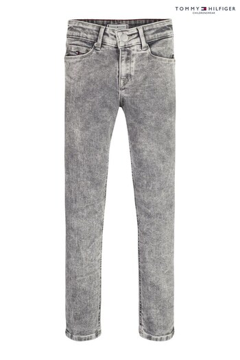 Tommy Hilfiger Grey Nora Skinny Denim Jeans (A74404) | £50 - £60