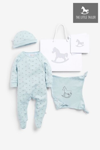 The Little Tailor Baby Sleepsuit, Hat & Comforter Gift Set (A74472) | £35