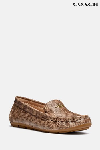 Coach Holder Marley Leather Moccasin Driver Shoes (A76189) | £150