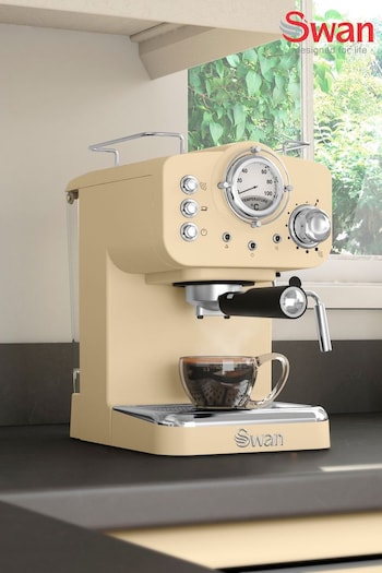 Swan Cream Pump Espresso Coffee Machine (A76719) | £110