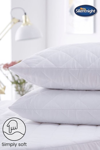 Silentnight Set of 2 Waterproof Pillow Protectors (A76878) | £16