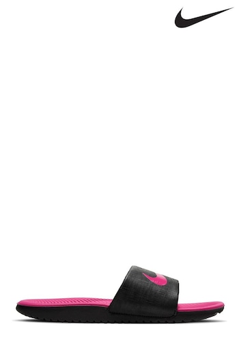 Nike Black Kawa Junior Sliders (A77206) | £23