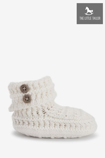 The Little Tailor Baby Soft Knitted Booties (A77469) | £20