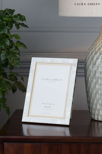 Laura Ashley Chrome Whitford Nickel Plated Picture Frame (A77879) | £21