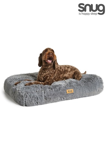 Snug Grey Super Fluffy Pet Bed (A77931) | £25 - £40