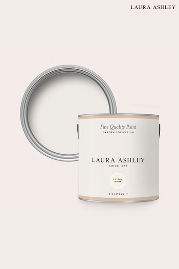 Laura Ashley Cotton White Garden Collection Paint White Paint (A77999) | £40