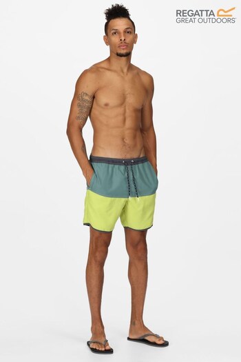 Regatta Green Benicio Swim Shorts (A78246) | £28