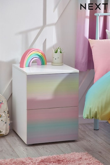 Multi Ombre Kids Gloss Bedside Table (A78676) | £150