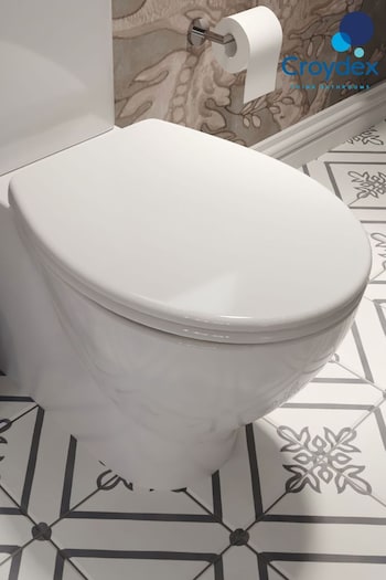 CROYDEX White Lomond White D Shape Toilet Seat (A79044) | £44