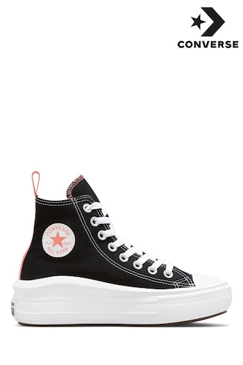 Converse Black Move High Top Youth Trainers (A79262) | £55
