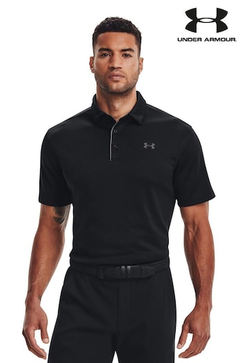 Under Armour Black Navy/Golf Tech Polo Shirt (A79312) | £38