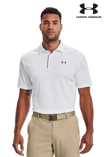 Under Armour Navy/Grey Golf Tech Polo Shirt (A79315) | £38