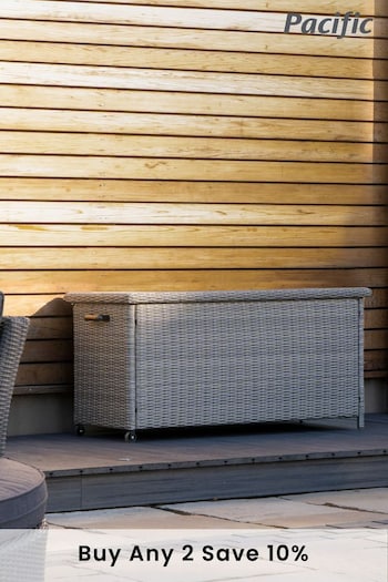 Pacific Slate Grey Outdoor Small Cushion Box (A79804) | £300