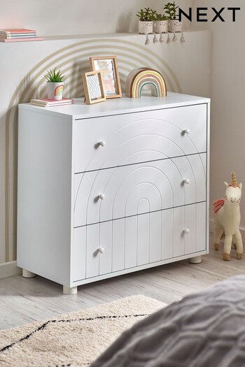 White Rainbow Kids Chest of Drawers (A81051) | £325