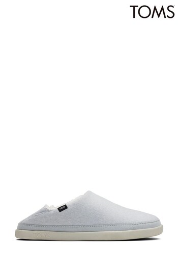 TOMS Grey Ezra Classic Slippers (A81619) | £60