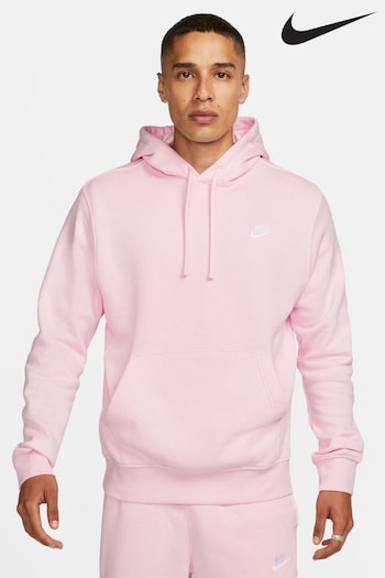 Nike Pink Foam Club Pullover Hoodie (A81692) | £55
