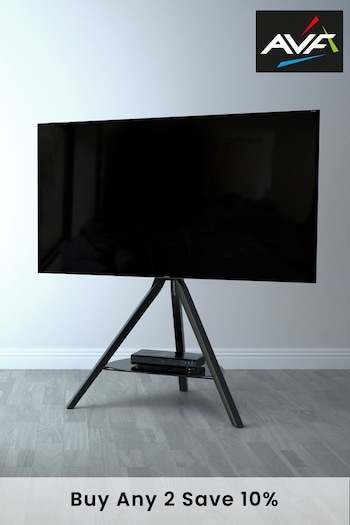 AVF Black Hoxton Tripod 1000 TV Stand (A81799) | £245