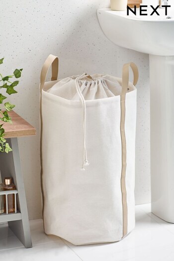 White Fabric Bag Laundry Bag (A82076) | £16