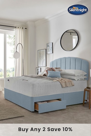 Silentnight Blue Mirapocket 1000 2 Drawer Divan Bed Set (A82147) | £565 - £870