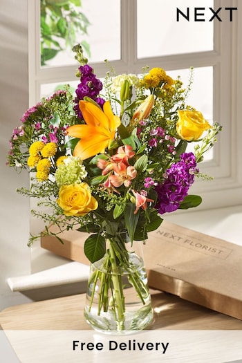 Bright Letterbox Fresh Flower Bouquet (A82240) | £25