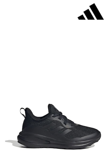 adidas Black adidas Kids FortaRun Sport Running Lace  Trainers (A82264) | £35