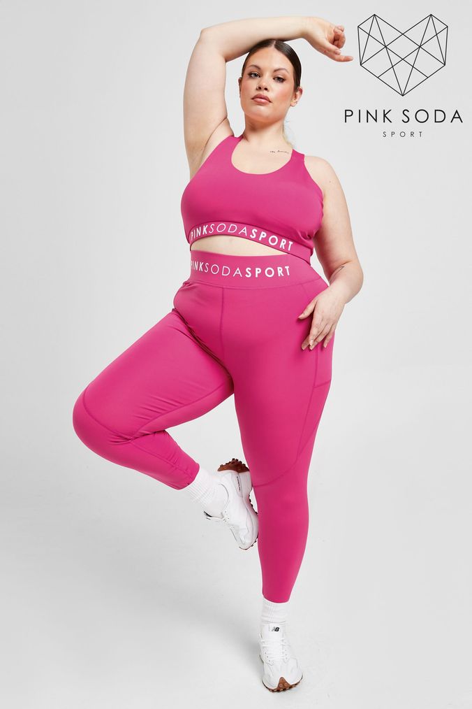 Pink soda hotsell mesh leggings