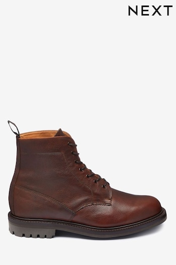 Brown Sanders for JuzsportsShops Leather Run Boots (A82720) | £250