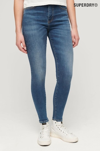 Superdry Light Blue Vintage High Rise Skinny Denim Jeans (A82962) | £65