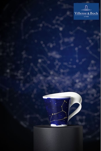 Villeroy & Boch Blue Stylish Mug with Leo Zodiac Sign (A83185) | £22