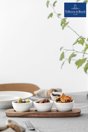 Villeroy & Boch 3 Piece Brown Dips And Sauces Set (A83193) | £42