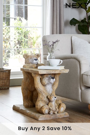 Natural Bear Sofa Side Table (A83215) | £199