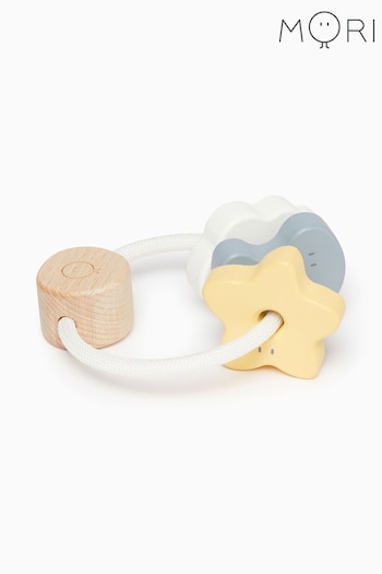 MORI Sustainable Wooden Rattle Ring (A83279) | £12
