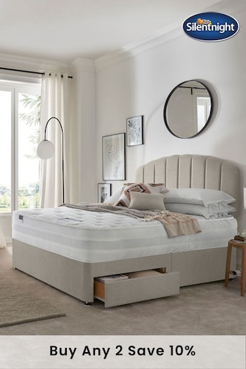 Silentnight Natural Mirapocket 1400 2 Drawer Divan Bed Set (A83614) | £620 - £975