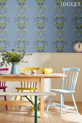 Joules Haze Blue Perfect Pollinators Wallpaper Wallpaper (A83657) | £48