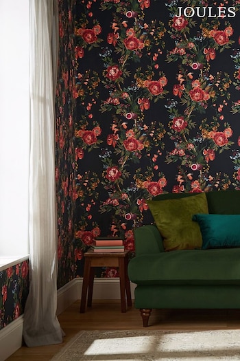 Joules French Navy Forest Chinoiserie Wallpaper Wallpaper (A83801) | £48