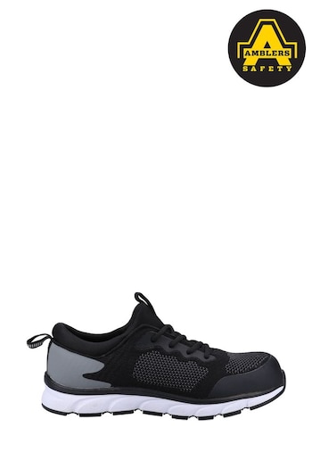Amblers Safety Black 718 Safety Trainers (A83852) | £78