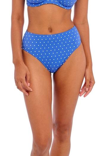Freya Blue Azure Jewel Cove High Waist Bikini Briefs (A84079) | £28