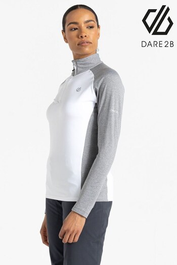 Dare 2b Grey Involved II Lightweight Core Stretch Midlayer Fleece (A84315) | £25