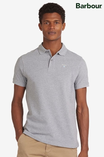 Barbour® Grey Sports Polo Shirt (A84474) | £47