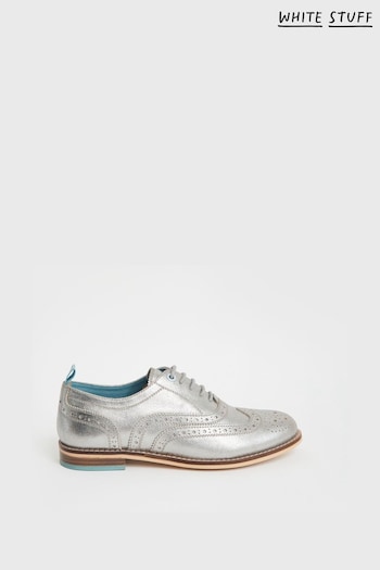 White Stuff Natural Thistle Lace Up Brogue Shoes (A84595) | £65