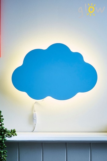 glow Blue Cloud Wall Light (A84666) | £30