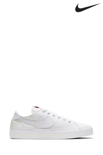Nike White Court Legacy Canvas Trainers (A84809) | £65