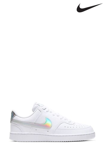 Nike White Court Vision Low Trainers (A84830) | £70