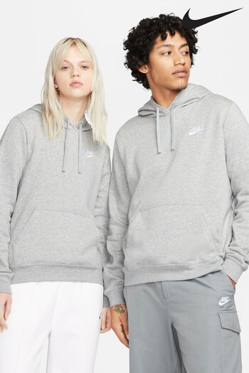 Nike Grey Club Fleece Hoodie (A84961) | £55 - £60