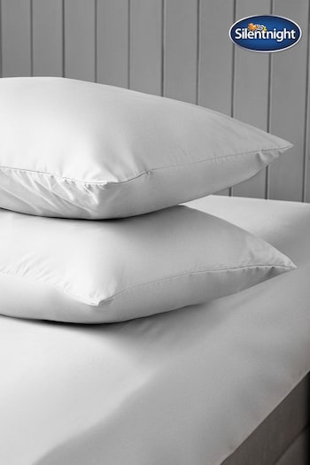 Silentnight Set of 2 White Supersoft Pillowcases (A85123) | £10