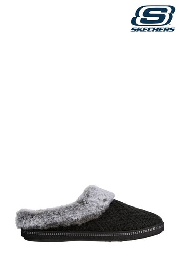 Skechers Black Cosy Campfire Home Essential Womens Slippers (A85153) | £39