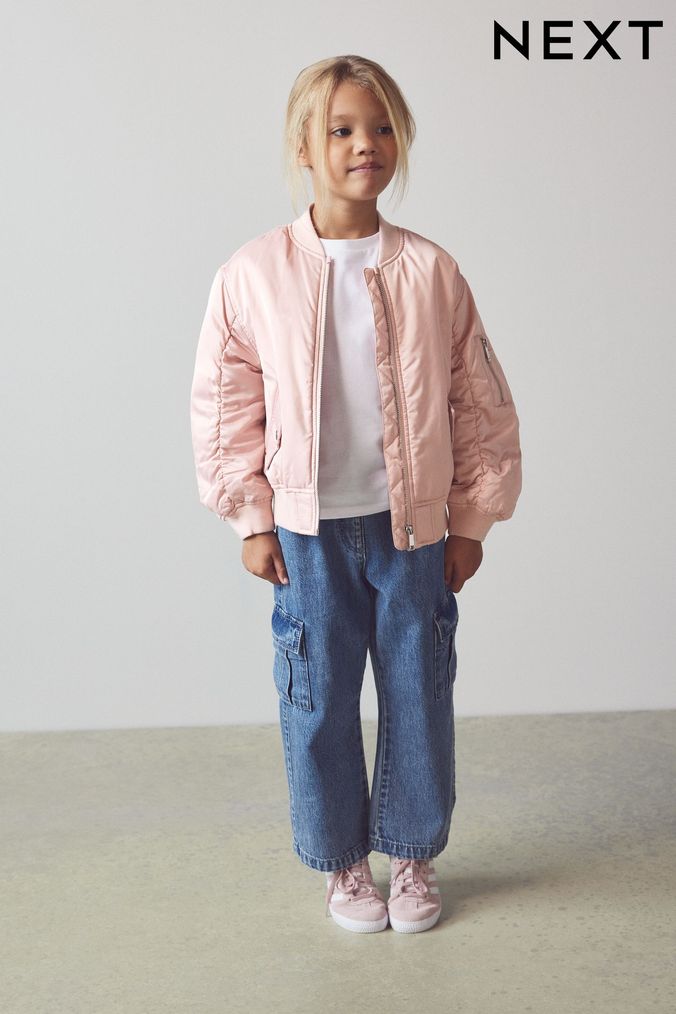 Girls bomber jacket on sale uk