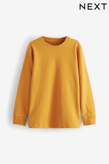 Ochre Yellow Long Sleeve Cosy T-Shirt (3-16yrs) (A85577) | £5 - £8.50