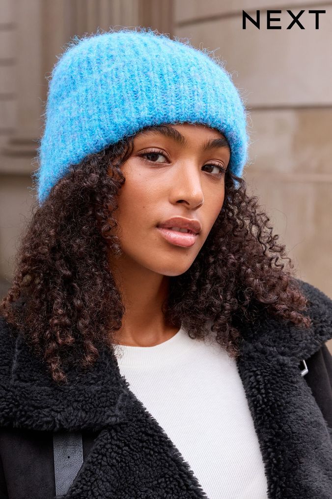 Womens blue beanie new arrivals